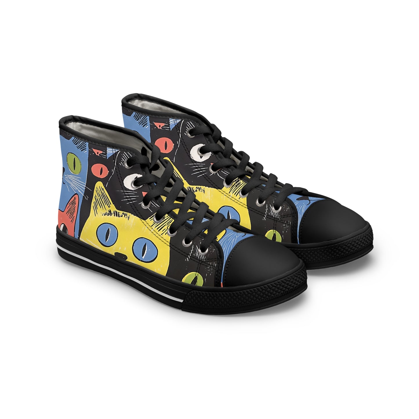 Women's High Top Sneakers_Cat