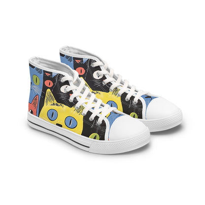 Women's High Top Sneakers_Cat