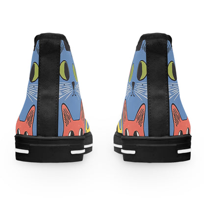 Women's High Top Sneakers_Cat