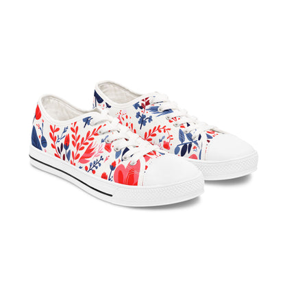 Women's Low Top Sneakers_Flower